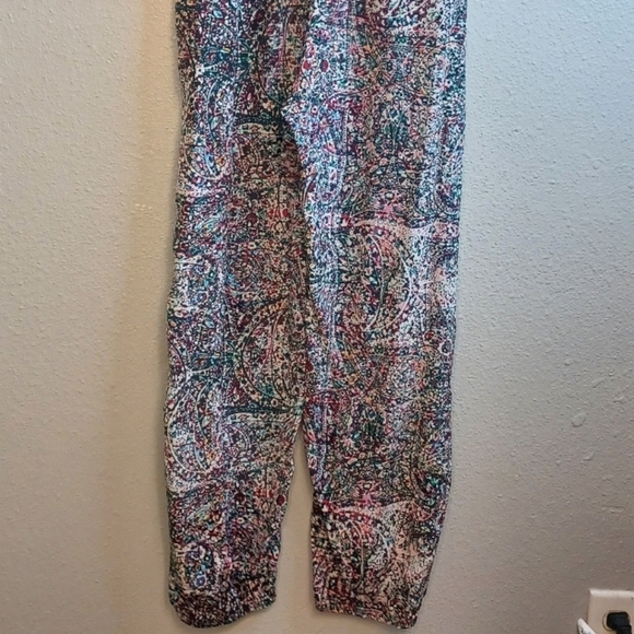 L’AGENCE 100% Silk Colorful Abstract Artsy Jumpsuit - Picture 6 of 16